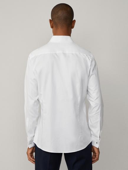 Hackett London Tailored Fit Cotton Oxford Shirt, White - view 2, White