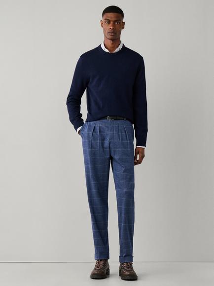 Hackett London Merino Wool and Cashmere Blend Crew Jumper - view 2, Old Navy