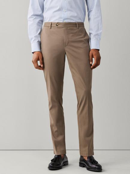 Hackett London Slim Fit Kensington Ribbed Cotton Blend Chinos, Putty Beige