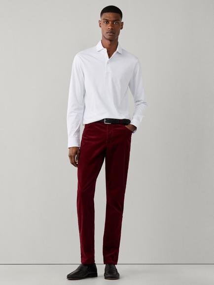 Hackett London Long Sleeve Cotton Shirt - view 2, White