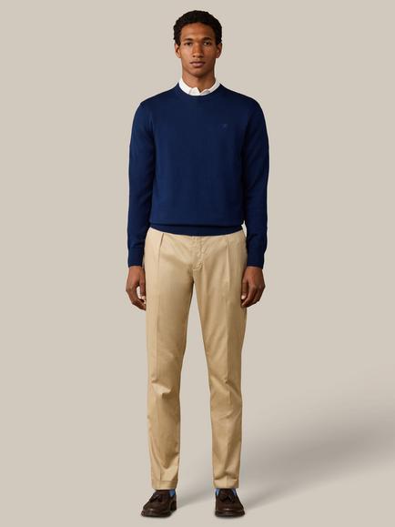 Hackett London Heritage Crew Neck Cotton Jumper - view 2, Old Navy