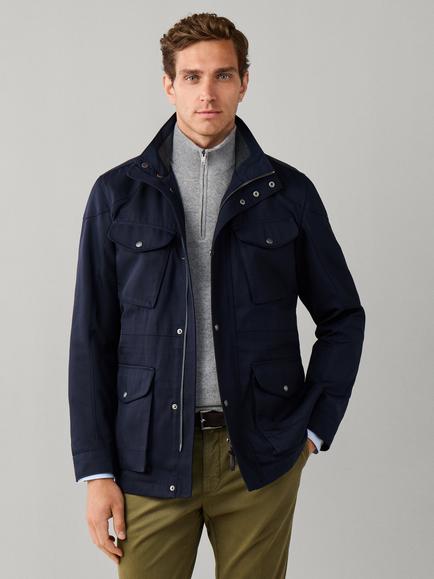Hackett London Velospeed Jacket, Midnight Blue