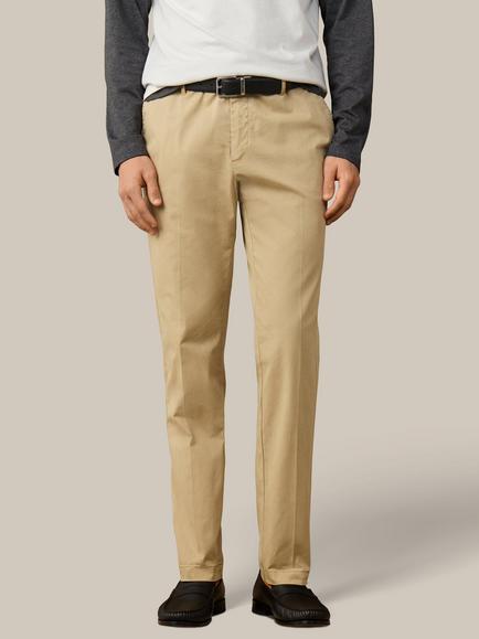 Hackett London Heritage Stretch Cotton Slim Fit Kensington Chinos, Sand Beige