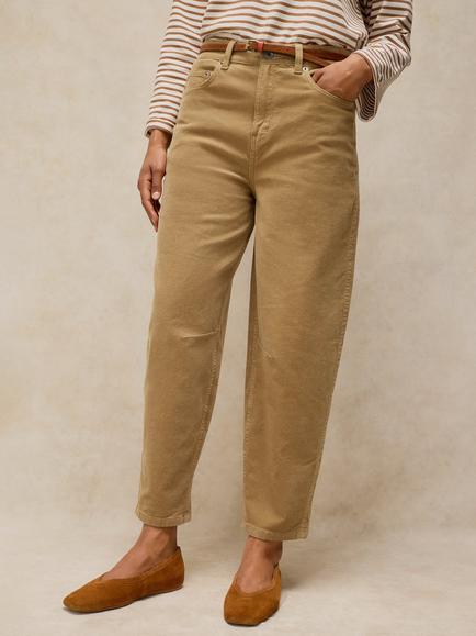 White Stuff Cotton Corduroy Straight Leg Trousers, Lgt Green, Lgt Green