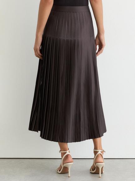 Reiss Savannah Pleated Skirt, Mauve - view 2, Mauve