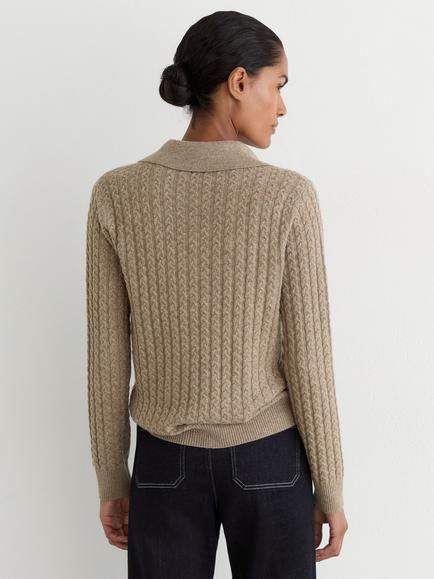 Reiss Millie Wool Rich Jumper, Neutral - view 2, Neutral
