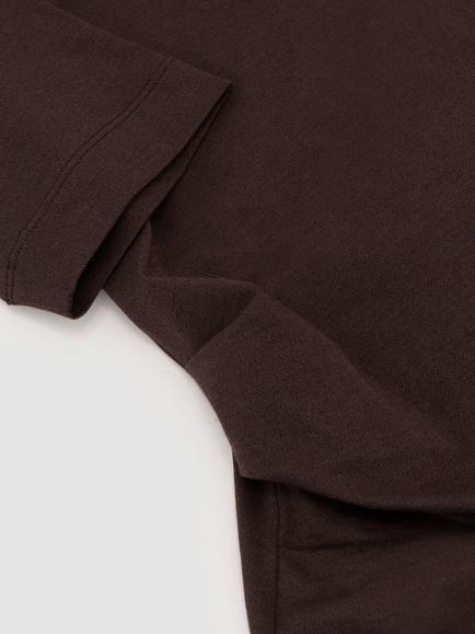Reiss Tulia Cotton Blend High Neck Drape Top, Grape Burgundy - view 2, Grape Burgundy