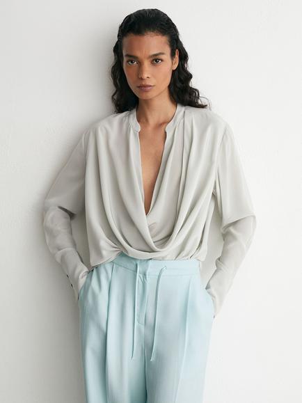 Reiss Petite Esther Tailored Trousers, Aqua Blue - view 2, Aqua Blue