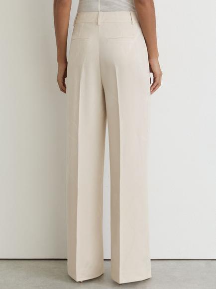 Reiss Ottie Tailored Trousers, White - view 2, White
