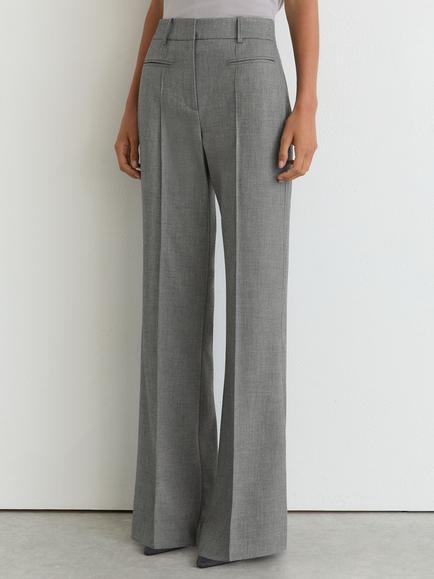 Reiss Rosaria Tailored Trousers, Grey, Grey