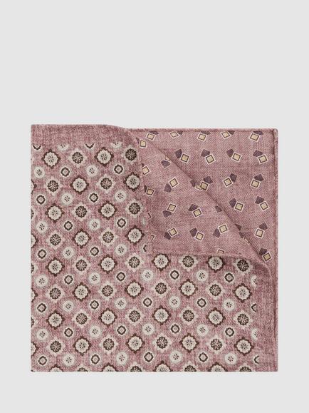 Reiss Florin Silk Pocket Square, Soft Pink, Soft Pink