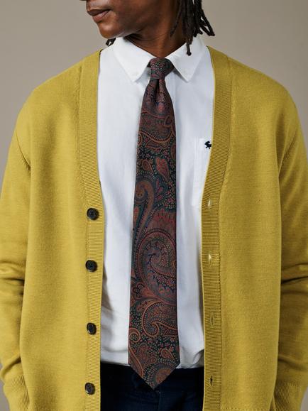 Aubin Simpson Merino Wool Cardigan, Gold