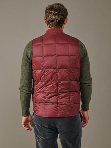 Aubin Herriot Down Gilet, Oxblood - view 2, Oxblood