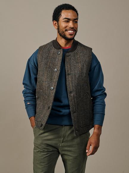 Aubin Humby Wool Gilet, Multi, Multi