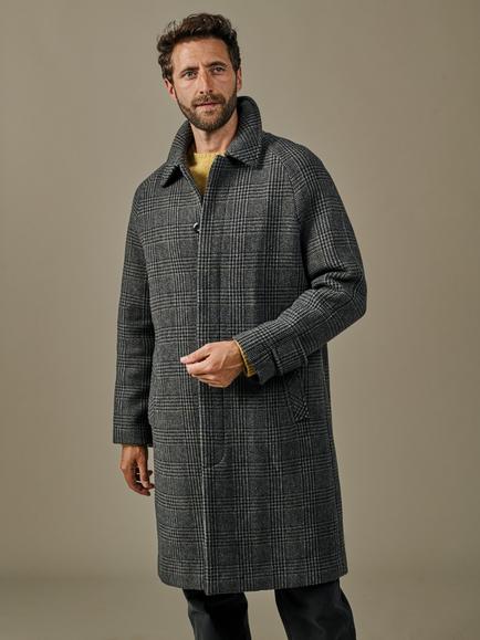 Aubin Dawes Wool Blend Overcoat, Green, Green