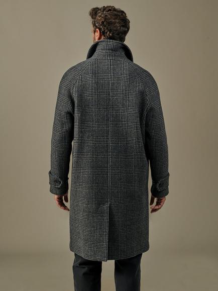 Aubin Dawes Wool Blend Overcoat, Green - view 2, Green