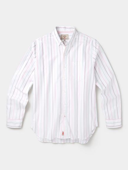 Aubin Aldridge Cotton Oxford Button Down Shirt, White