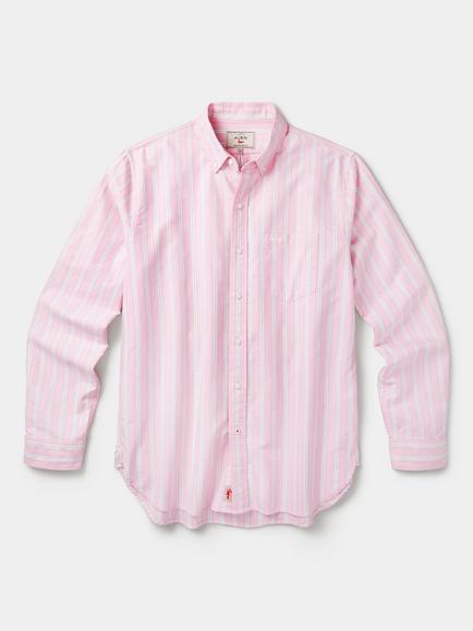 Aubin Aldridge Cotton Oxford Button Down Shirt, Pink