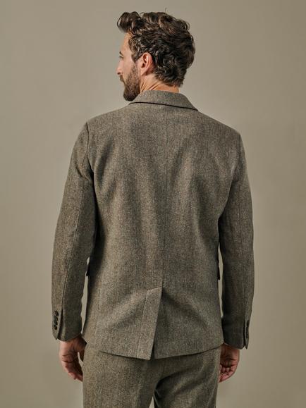 Aubin Marlborough Wool Suit Blazer, Green - view 2, Green