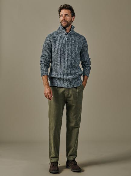 Aubin Farnham Wool Blend Jumper, Grey Twist, Grey Twist