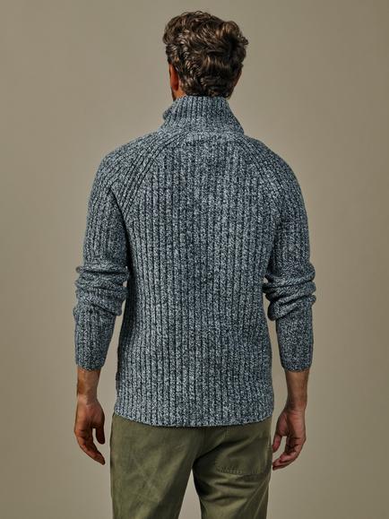 Aubin Farnham Wool Blend Jumper, Grey Twist - view 2, Grey Twist
