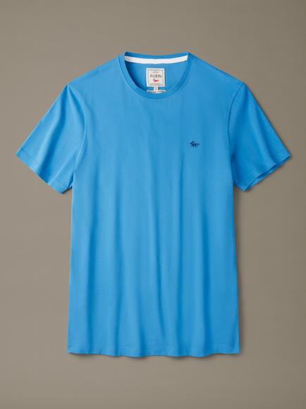 Aubin Cotton T-Shirt, Cobalt