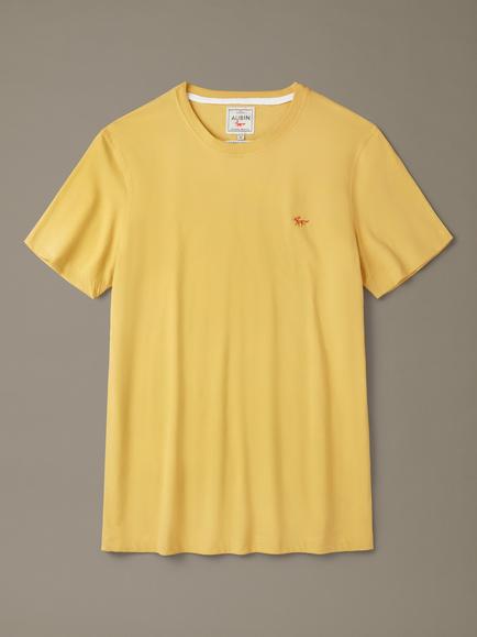 Aubin Cotton T-Shirt, Turmeric