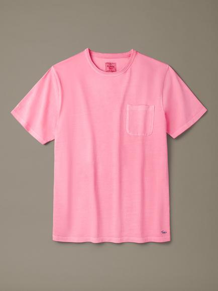 Aubin Newburgh Cotton Relaxed T-Shirt, Peony Pink, Peony Pink