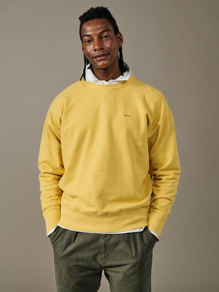 Aubin Brandon Cotton Sweatshirt, Turmeric