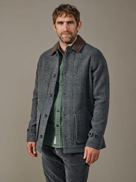 Aubin Lockwood Wool Rich Barn Jacket, Multi, Multi