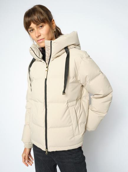 MOS MOSH Mmjilly Hope Hooded Puffer Jacket, Feather Gray, Feather Gray