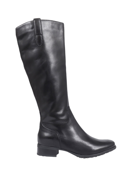 Jones Bootmaker Cinzia Leather Knee High Riding Boots, Black, Black