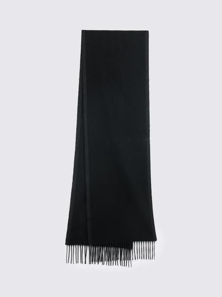 Moss Cashmere Scarf, Black, Black