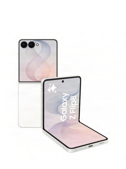 Samsung Galaxy Z Flip8, 5G Foldable Smartphone, 12GB RAM, 6.9", Galaxy AI, 5G, SIM Free, Cream