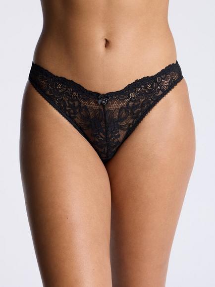 Boux Avenue Billie Lace Knickers, Black
