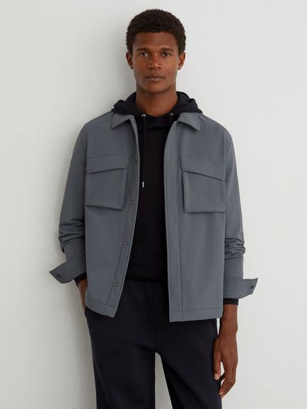 Reiss Divide Casual Shirt, Airforce Blue, Airforce Blue