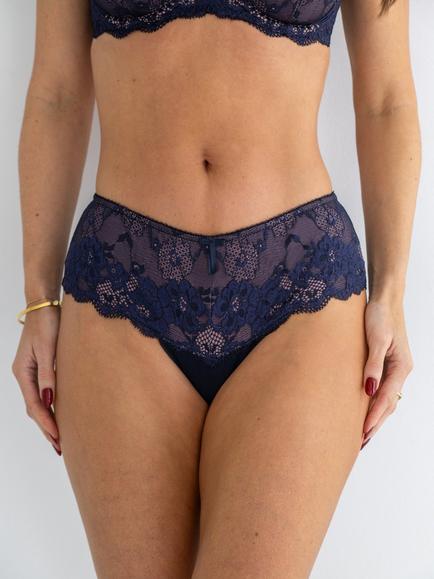 Pour Moi Amour Shorty Knickers, Midnight - view 2, Midnight