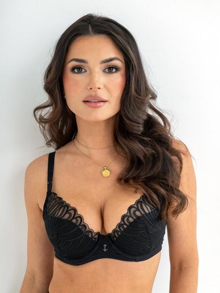 Pour Moi Olivia Push Up Bra, Black