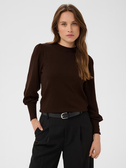 KAFFE Lizza Jumper, Coffee Bean