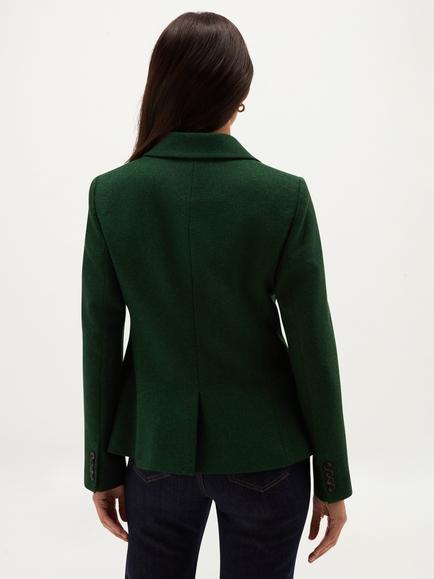 Hobbs Blake Wool Single Breasted Blazer, Green - view 2, Green