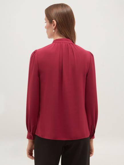 Hobbs Betty Long Sleeve Blouse, Pink - view 2, Pink
