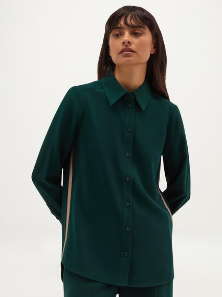 Hobbs Hadley Long Sleeve Shirt, Dark Fir Green, Dark Fir Green