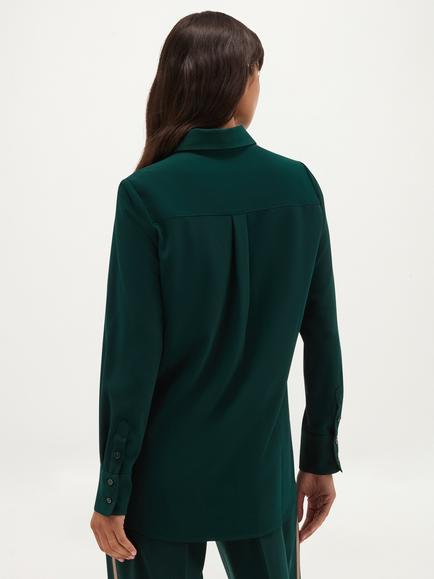 Hobbs Hadley Long Sleeve Shirt, Dark Fir Green - view 2, Dark Fir Green