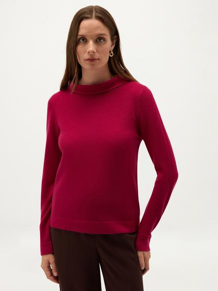 Hobbs Audrey Merino Wool-Cashmere Jumper, Pink