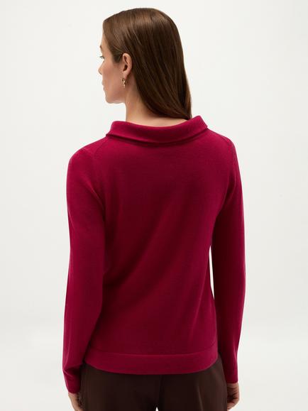 Hobbs Audrey Merino Wool-Cashmere Jumper - view 2, Pink
