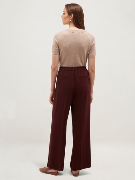 Hobbs Hadley Smart Trousers, Purple - view 2, Purple
