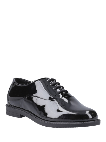 Hush Puppies Kids' Nellie Patent Leather Lace-Up Shoes, Black - view 2, Black