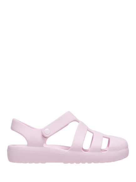 Crocs Kids' Classic Fisherman Sandals, Pink Milk, Pink Milk