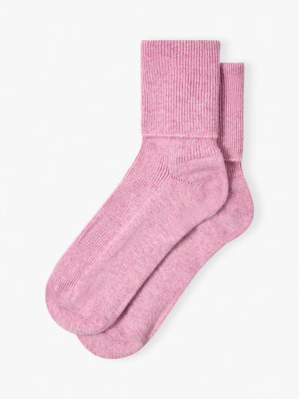 Brora Cashmere Socks, Rose