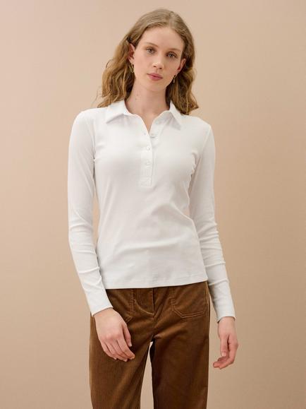 Brora Cotton Rich Slim Fit Shirt, White, White